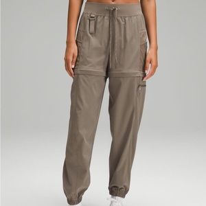 Lululemon convertible high rise hiking jogger